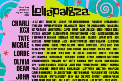 Фестиваль Lollapalooza 2026 объявил список артистов (фото 1)