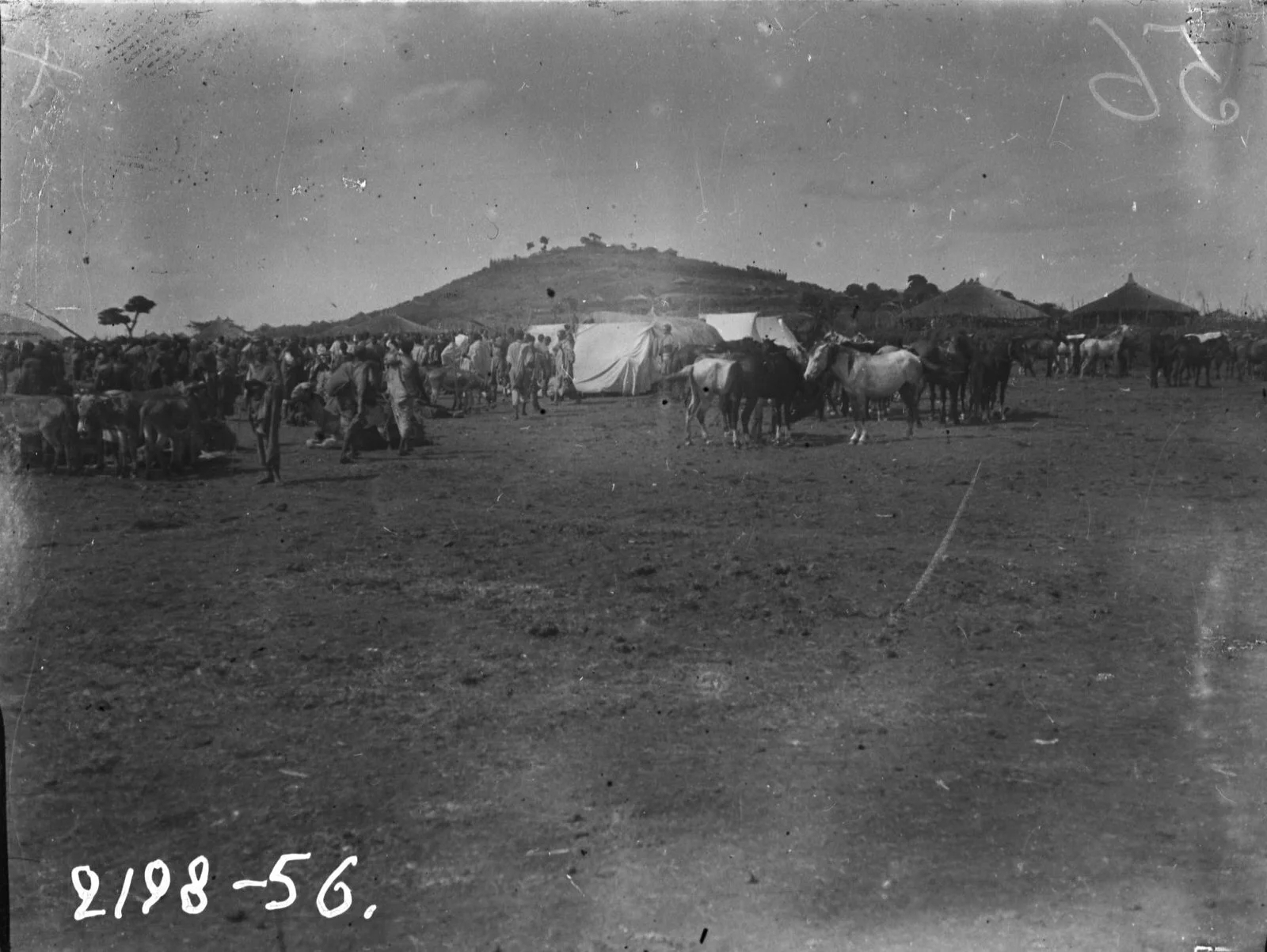 Рынок в городе Гинир, 1913 год