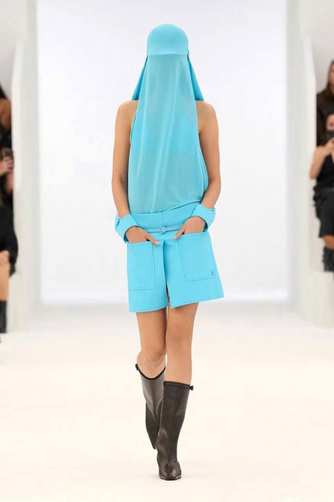 Courrèges SS26 юбка-карго