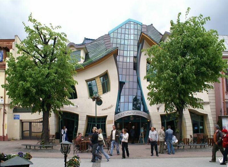 Кривой домик в Сопоте