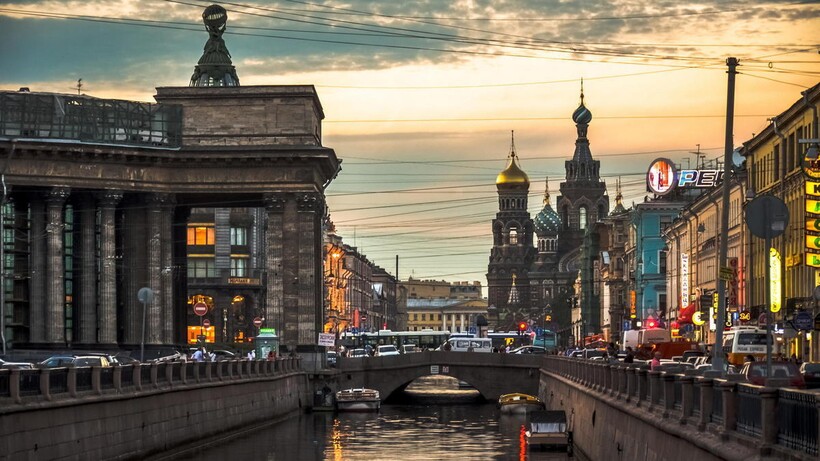 Санкт-Петербург вечером
