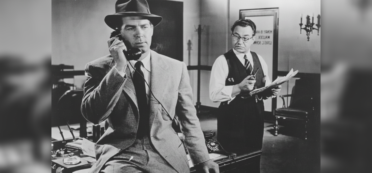 Кадр из к/ф «Двойная страховка» (Double Indemnity), 1944