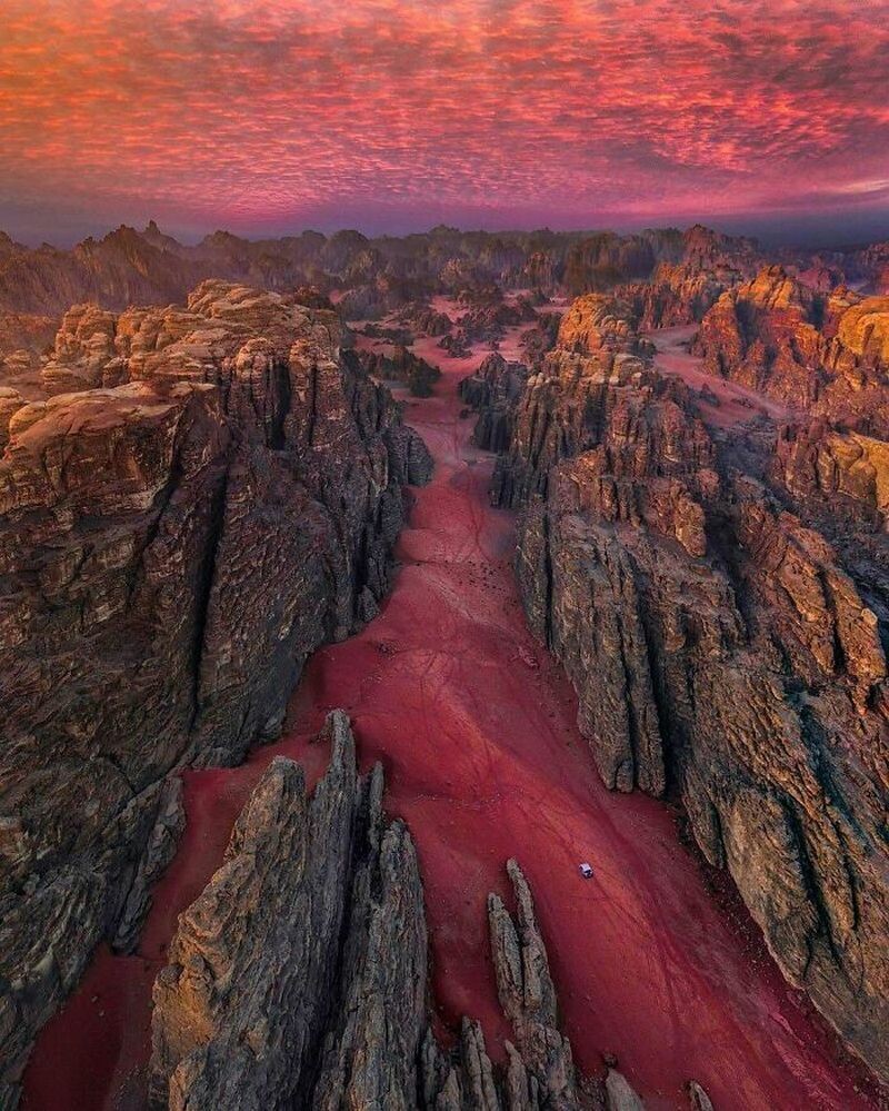 Красные песчаные дюны