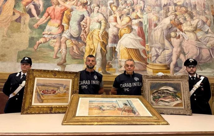 Итальянская полиция вернула похищенные картины Сезанна, Ренуара и Матисса (фото 1)