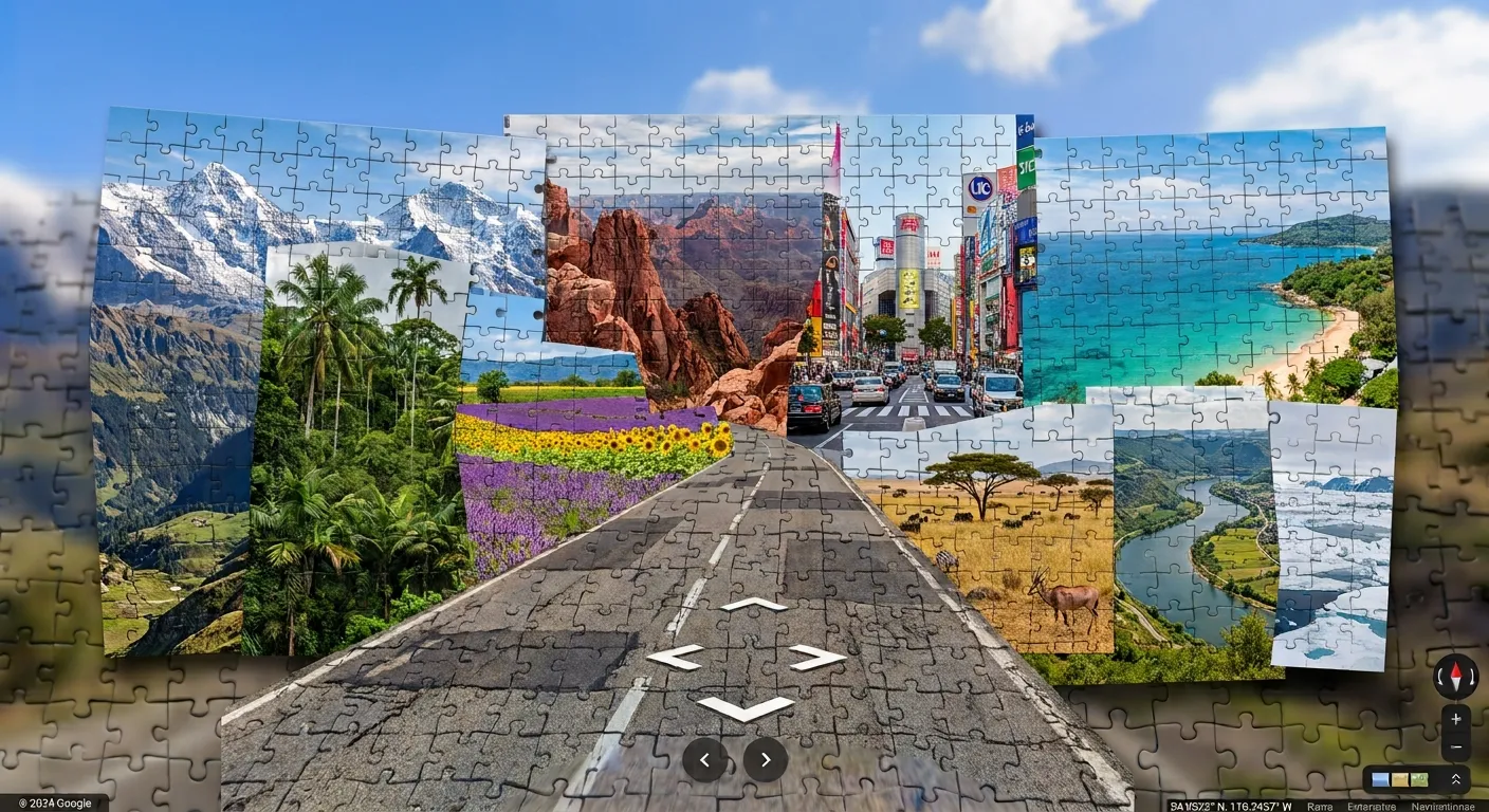 Google street view, онлайн-путешествия, панорамы городов